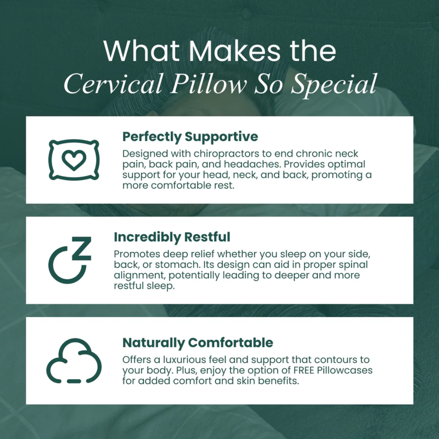 Ergonomic Cervical Pillow